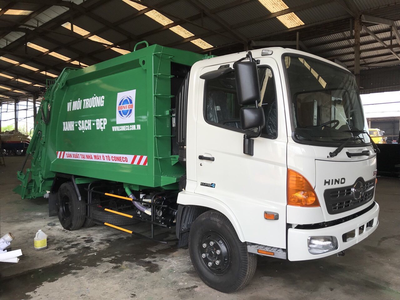 xe tải ép rác hino fc 9 khối 5 tấn
