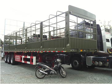 Romooc lồng khung mui 12,4m