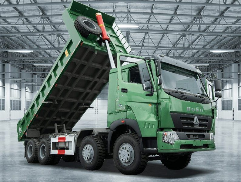 Xe ben 4 chân Howo V7G1300 12,9 tấn 380HP