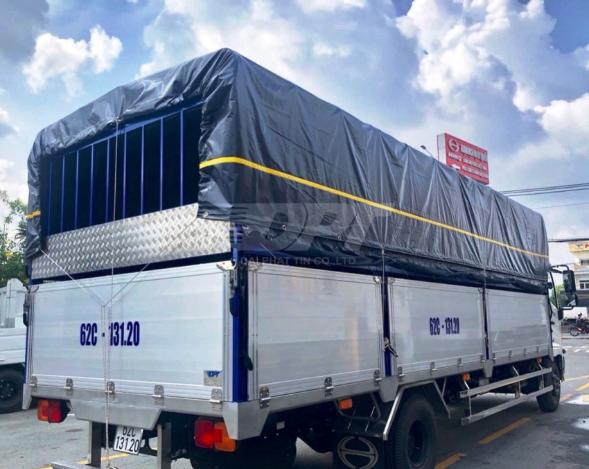 xe tải hino FC9JNTC thùng mui bạt 6t2 thùng dài 7m2