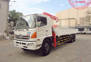 Xe tải cẩu hino FL8JTSL gắn cẩu