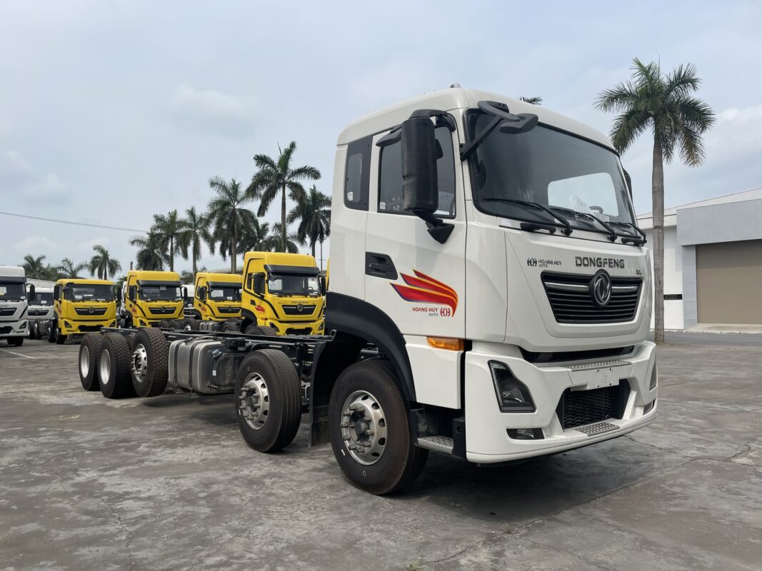 XE TẢI THÙNG 5 CHÂN DONGFENG KL360 MÁY CUMINS ISL9.5 21.5 TẤN